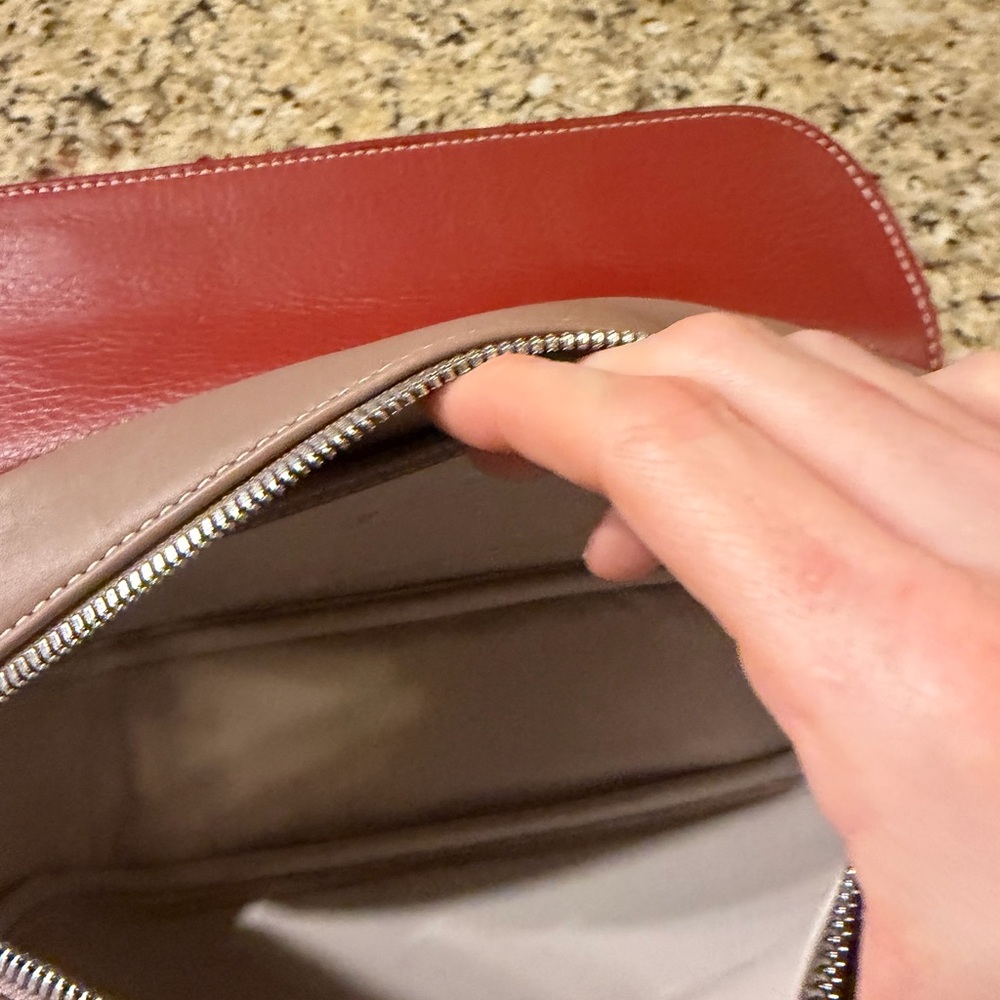 Loro Piana Red Leather Women's Bag - Picture 6 of 8